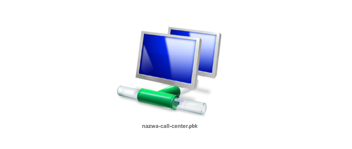 ikona komputera z podpisem nazwa-call-center.pkg